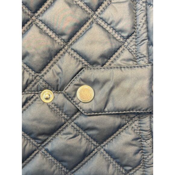 Marc New York Andrew Marc Women's Size LG Navy Blue Quilted Vest - Picture 6 of 10